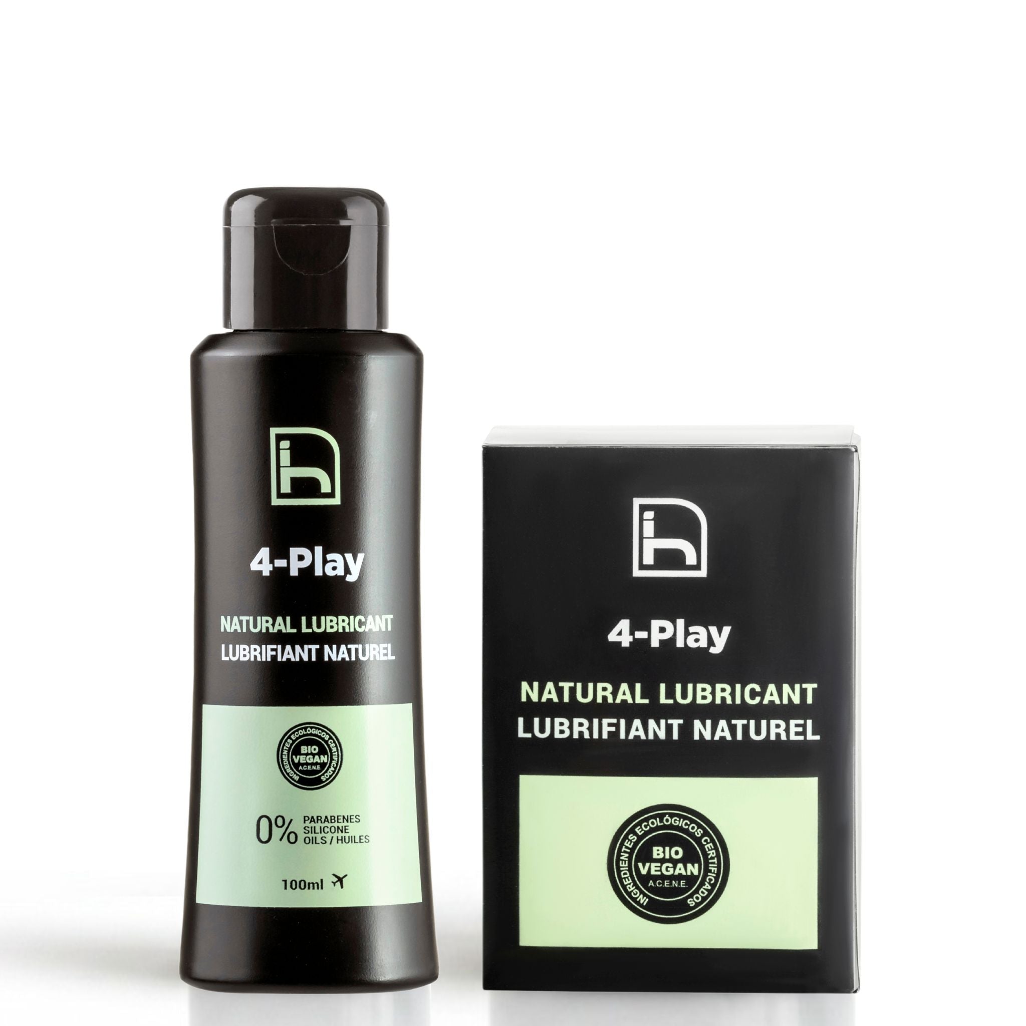 Kit de lubricantes íntimos naturales de base agua. Sin parabenos. Ecológicos y veganos. Sin siliconas. Con Aloe vera. Para relaciones íntimas y para sequedad vaginal menopausia.