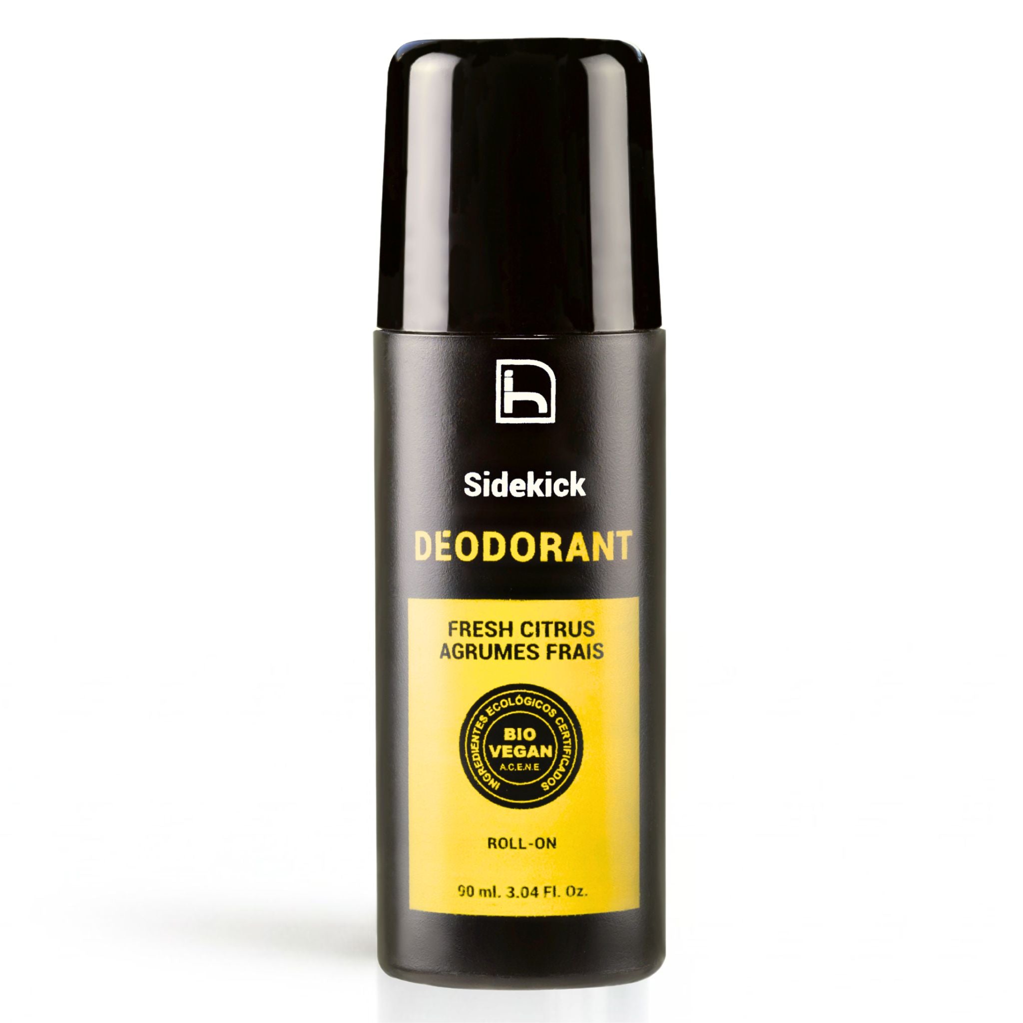 Desodorante para hombre sin aluminio y sin alcohol. Fórmula antibacteriana natural. Certificado ecológico y vegano. Sin parabenos. 