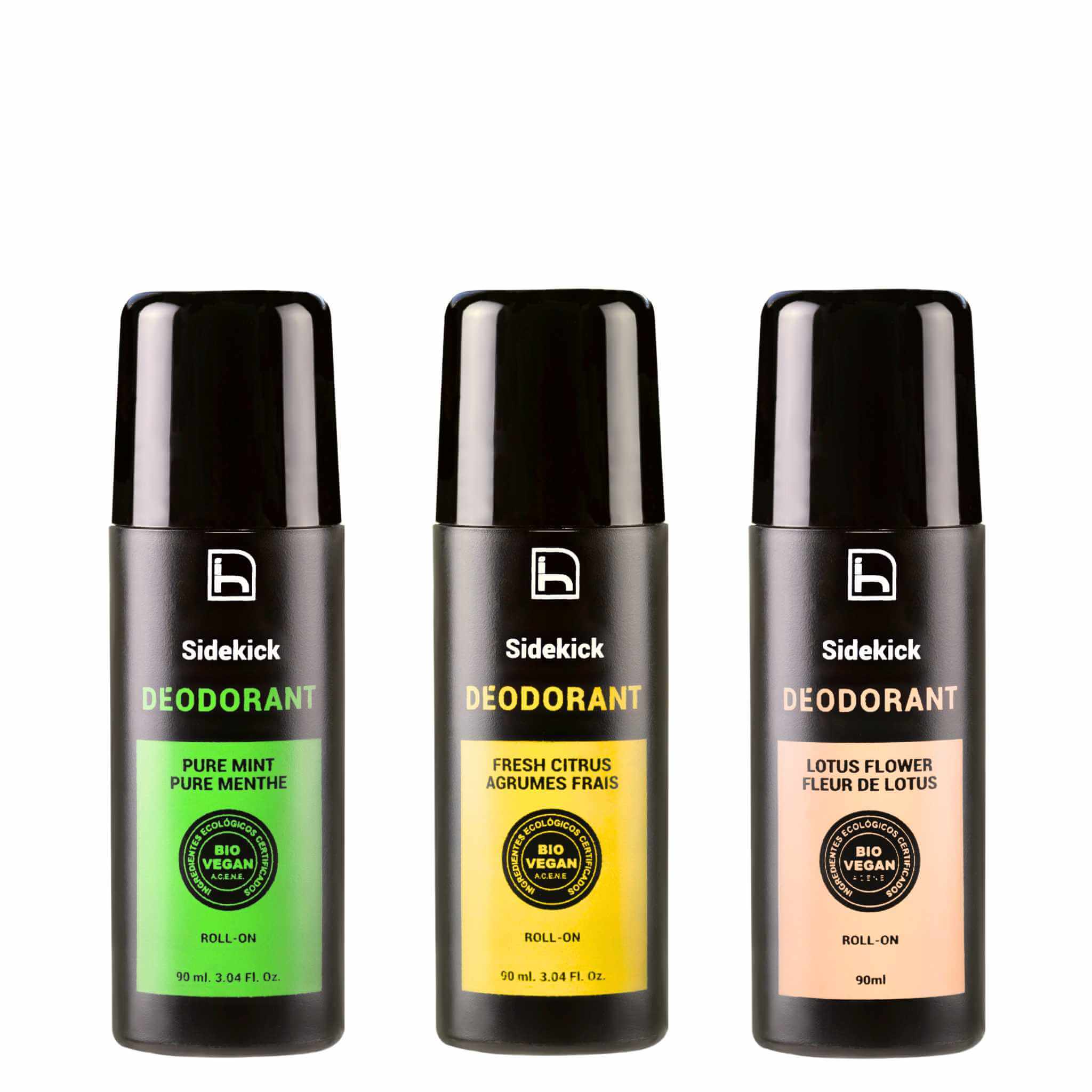 Desodorantes para hombre 24 horas sin aluminio y sin alcohol. Fórmula natural, ecológica y vegana. 