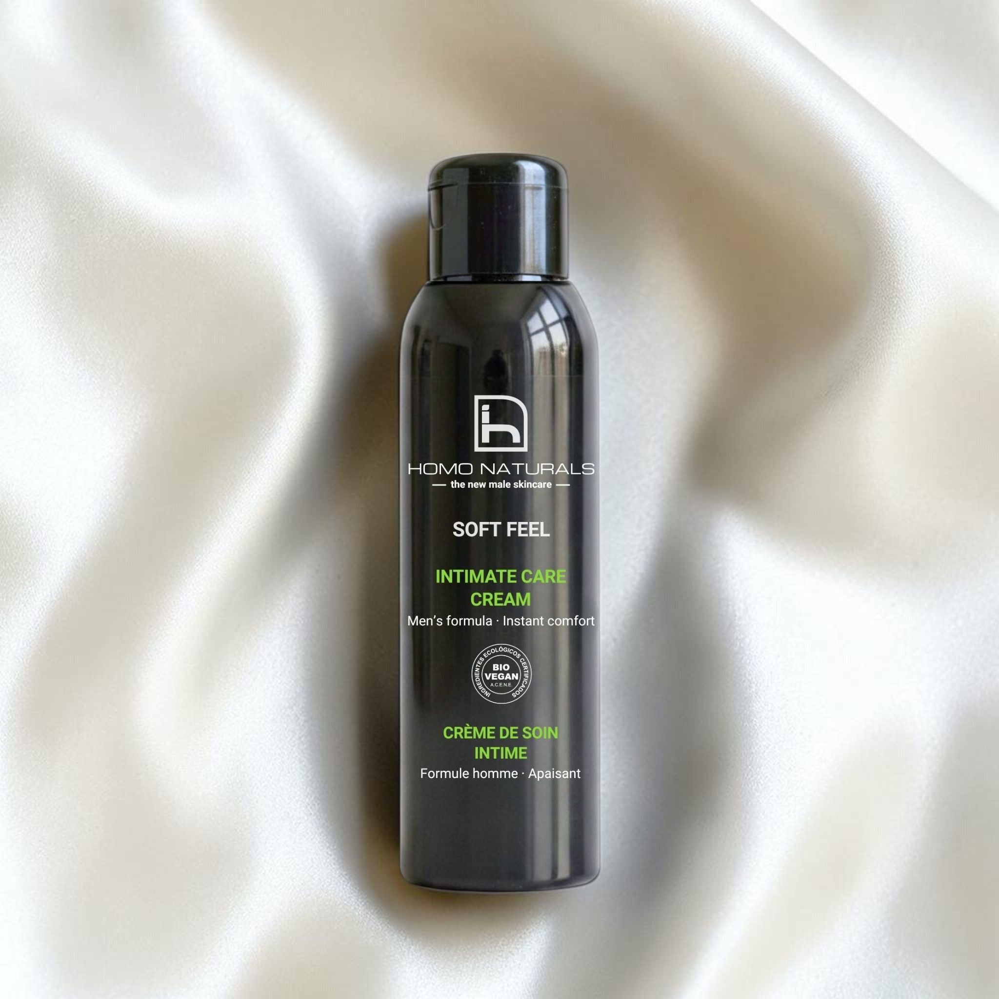 Crema íntima reparadora para hombres. Cuidado natural y dermoprotector masculino.