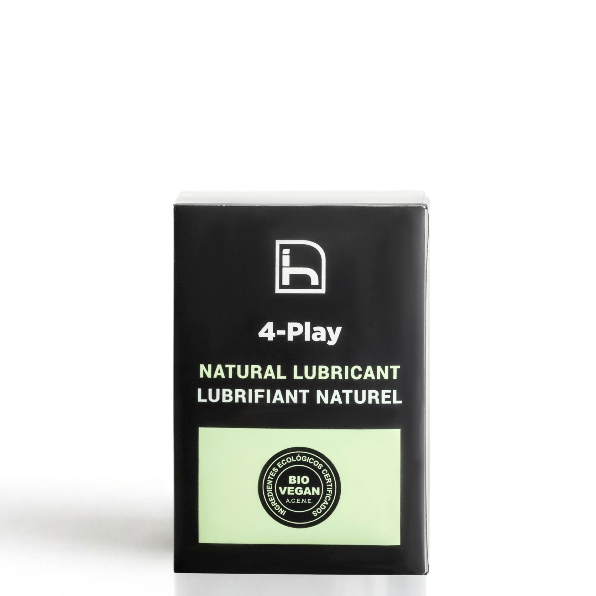 Lubricante íntimo natural. Caja de 10 monodosis. Sin parabenos. Ecológico y vegano. Base agua. Para relaciones íntimas y para sequedad vaginal menopausia.